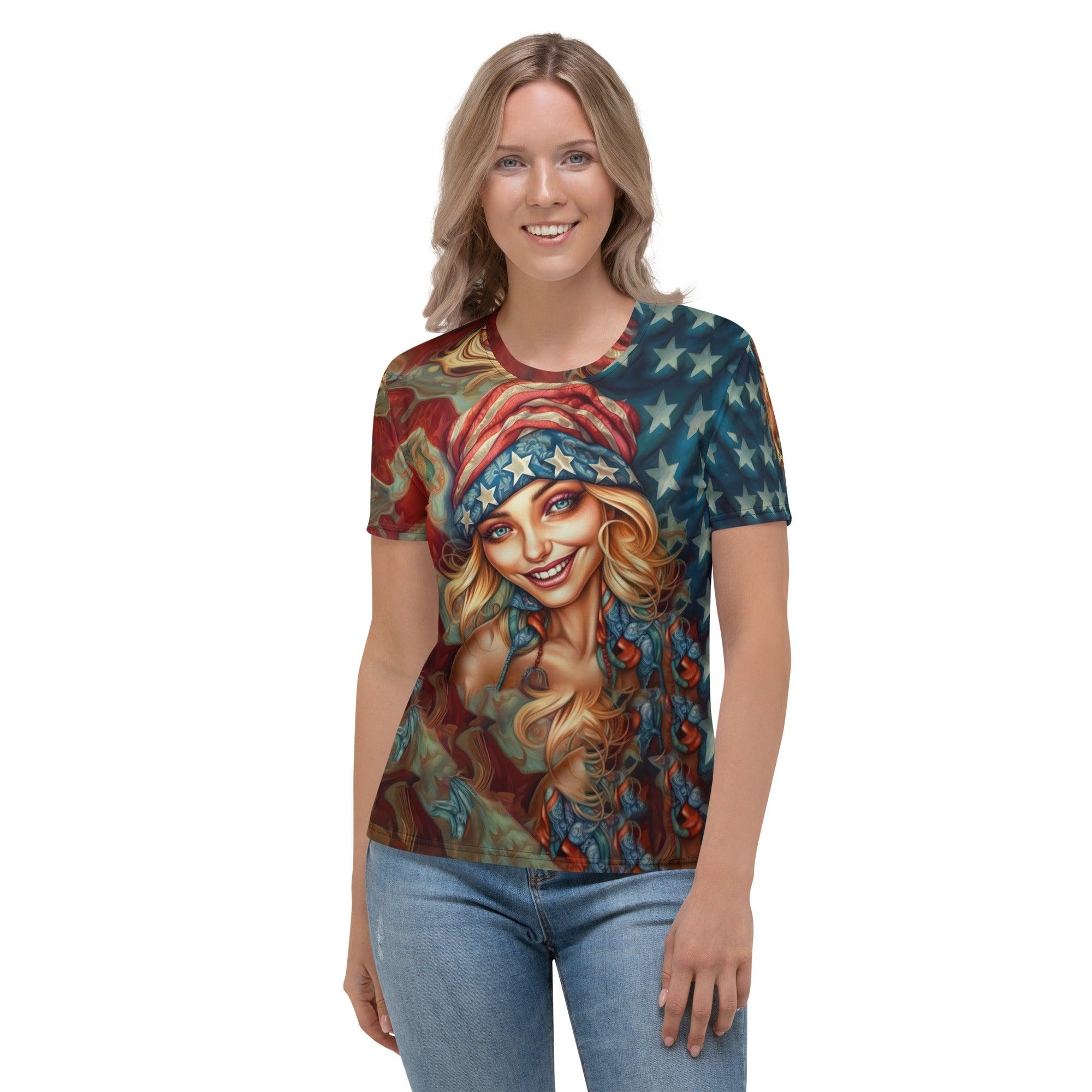 Abstract Amalgamation Women's T-shirt - Beyond T-shirts