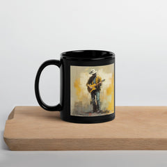 Acoustic Anthem Black Glossy Mug - Beyond T-shirts