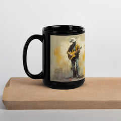 Acoustic Anthem Black Glossy Mug - Beyond T-shirts