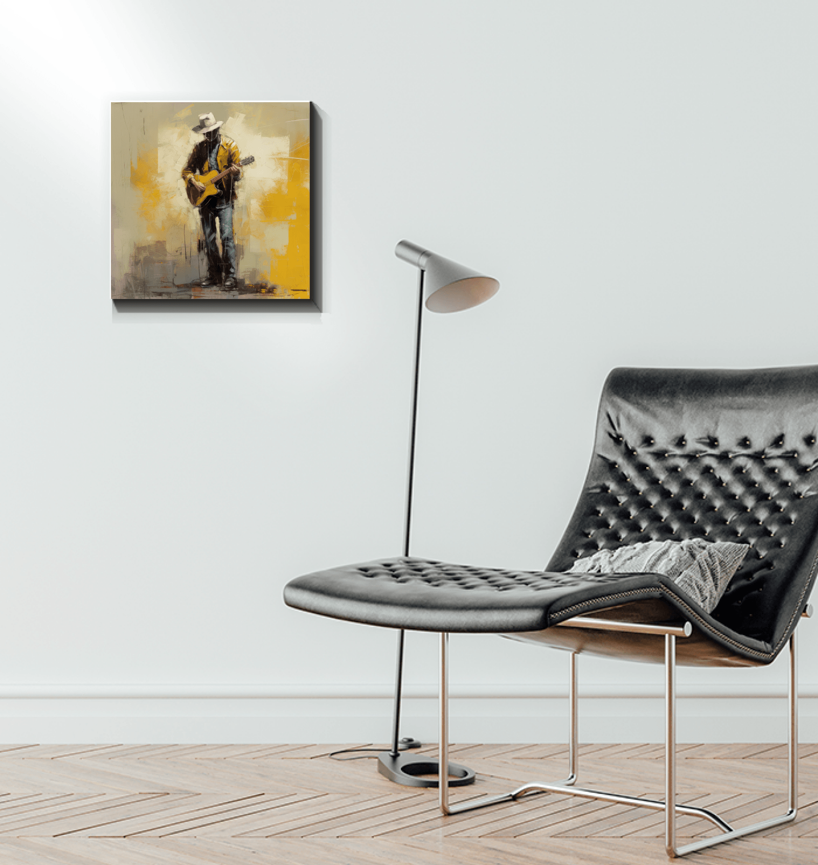 Gallery wall featuring Acoustic Anthem Wrapped Canvas