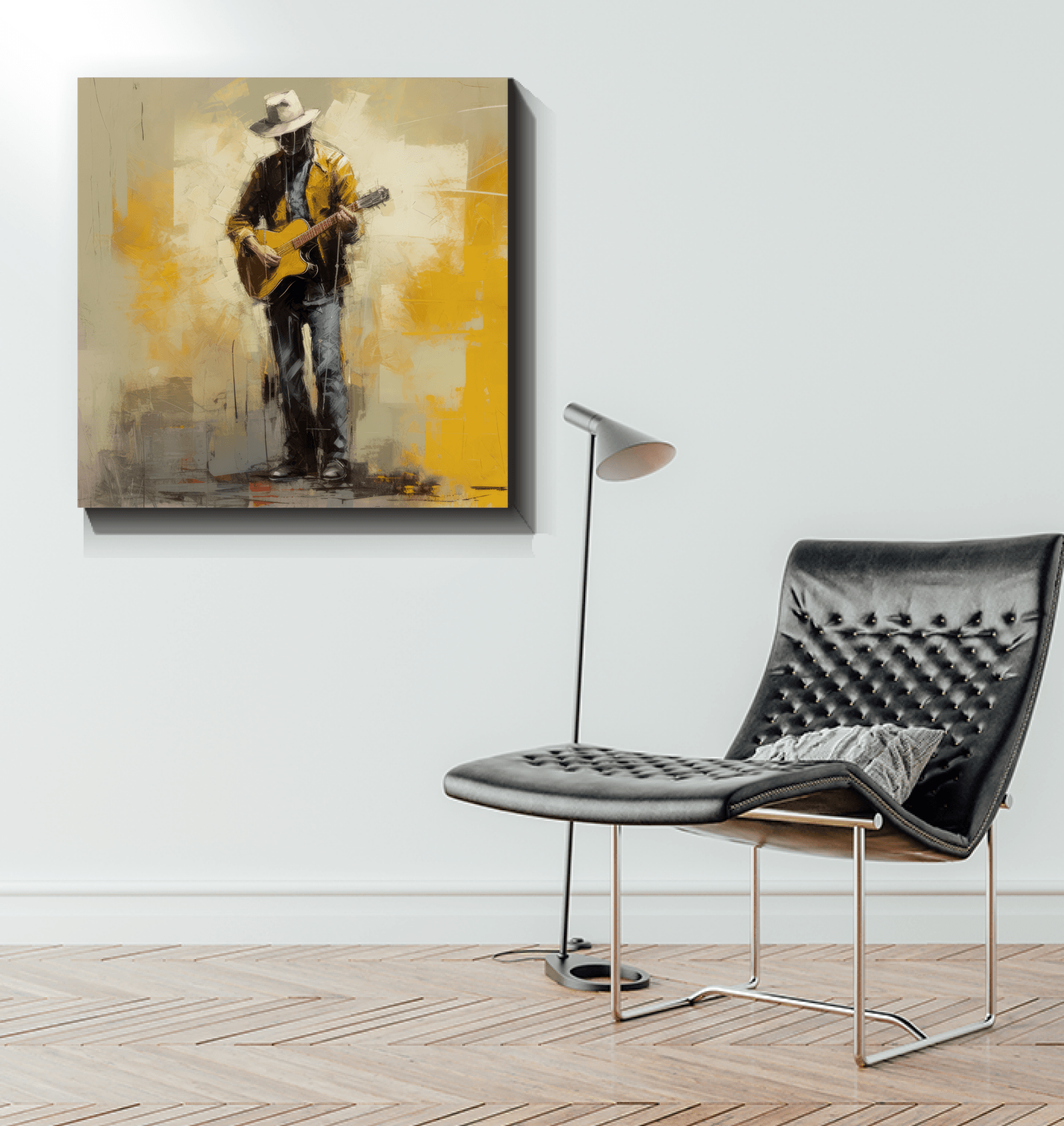 Acoustic Anthem Canvas in a cozy reading nook