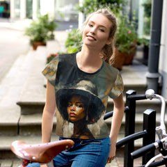 Acoustic Symphonies All-Over Print Crop Tee - Beyond T-shirts