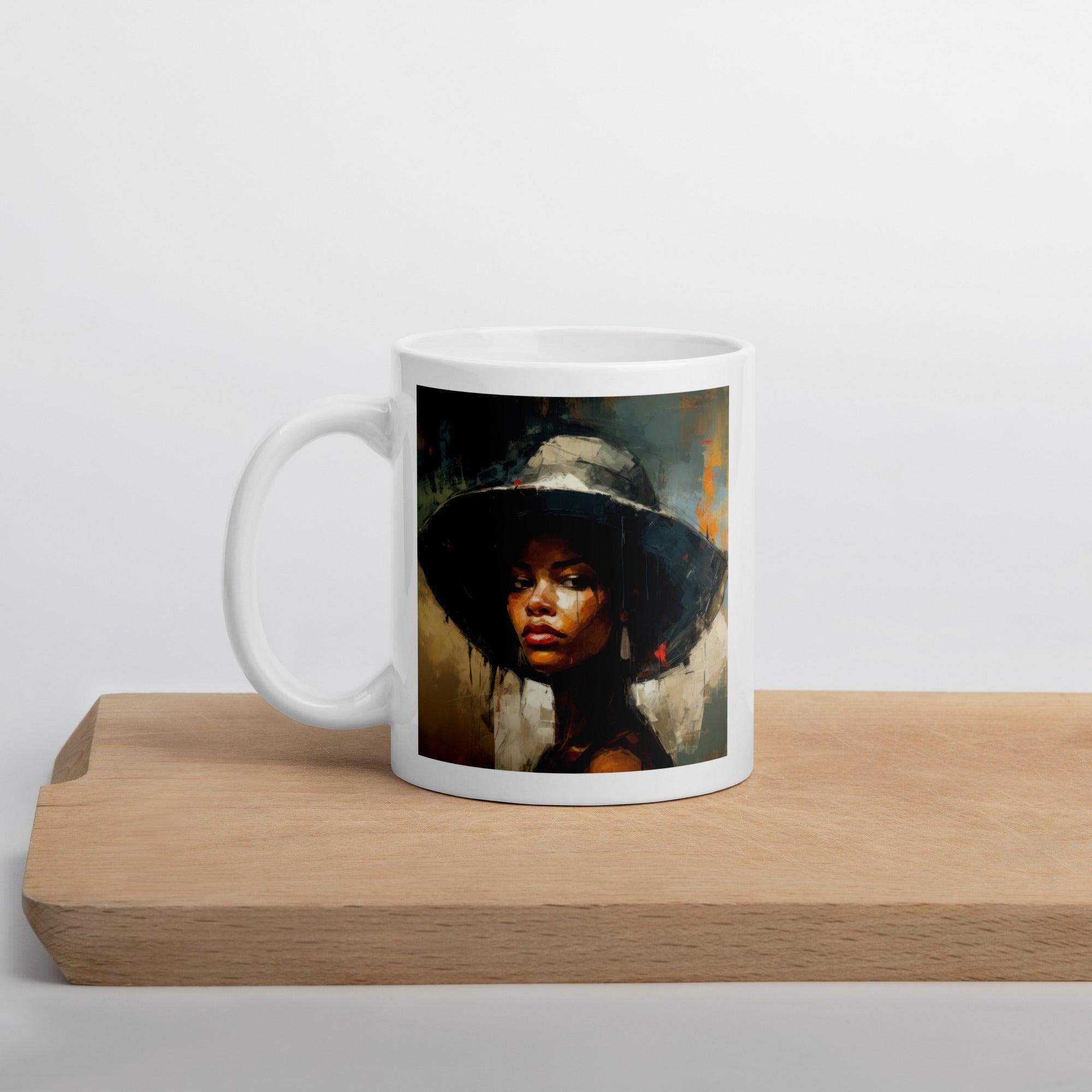 Acoustic Symphonies White glossy mug - Beyond T-shirts