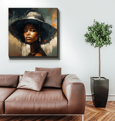 Acoustic Symphonies wrapped canvas blending music with visual art.