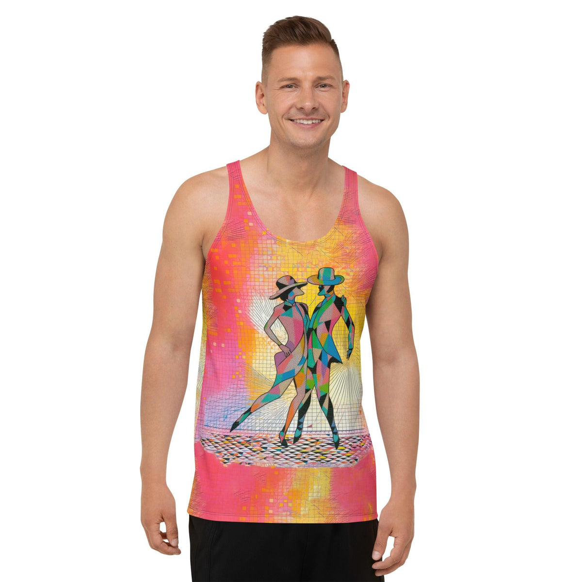 Men's Aerial Balletic Attire Tank Top Front View