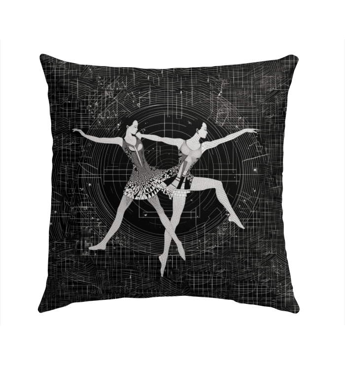 Aerial Dance Fashion Outdoor Pillow - Beyond T-shirts