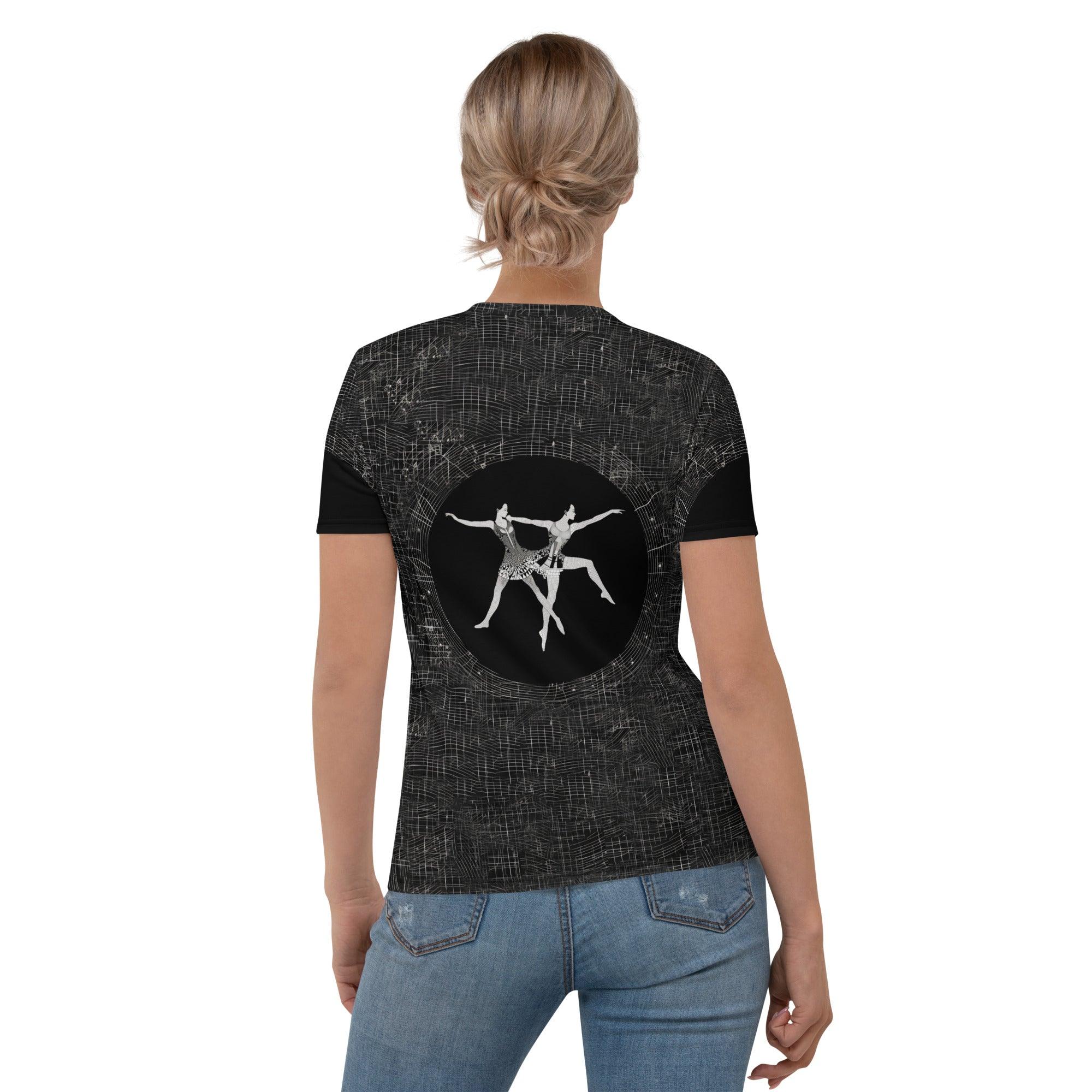 Comfortable Women's T-shirt for Aerial Dance enthusiasts.