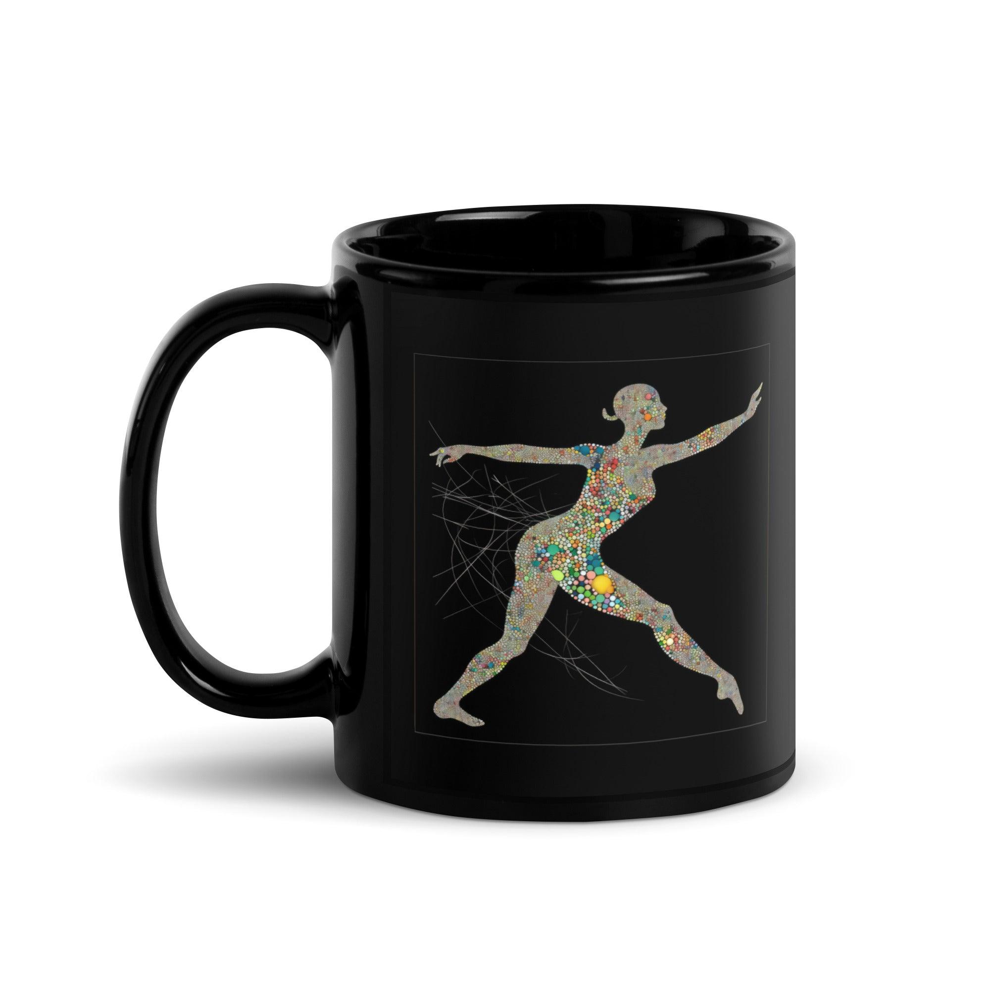 Airborne Balletic Style Black Glossy Mug - Beyond T-shirts