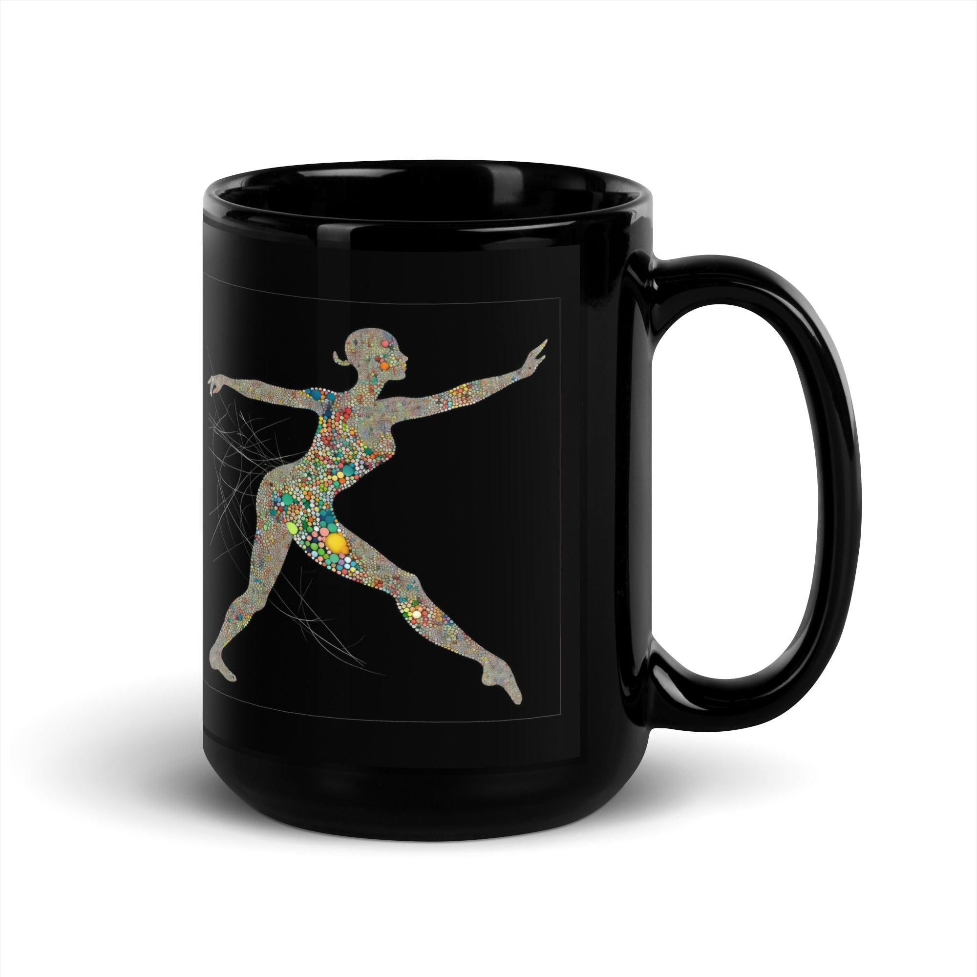 Airborne Balletic Style Black Glossy Mug - Beyond T-shirts