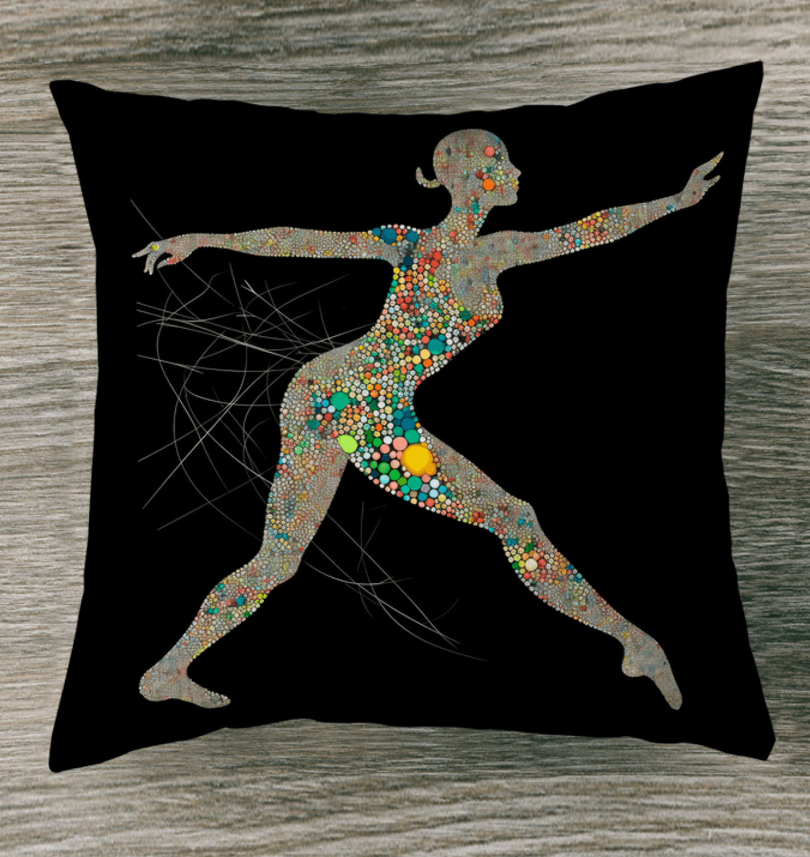 Airborne Balletic Style Outdoor Pillow - Beyond T-shirts