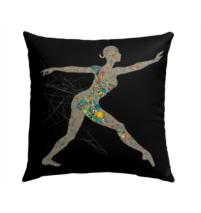 Airborne Balletic Style Outdoor Pillow - Beyond T-shirts