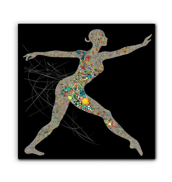 Elevate your room's aesthetic with Airborne Balletic Style canvas art.