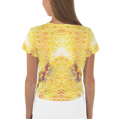 Chic and daring Surfing 5-35 Crop Tee, ideal for fashion-forward surfers