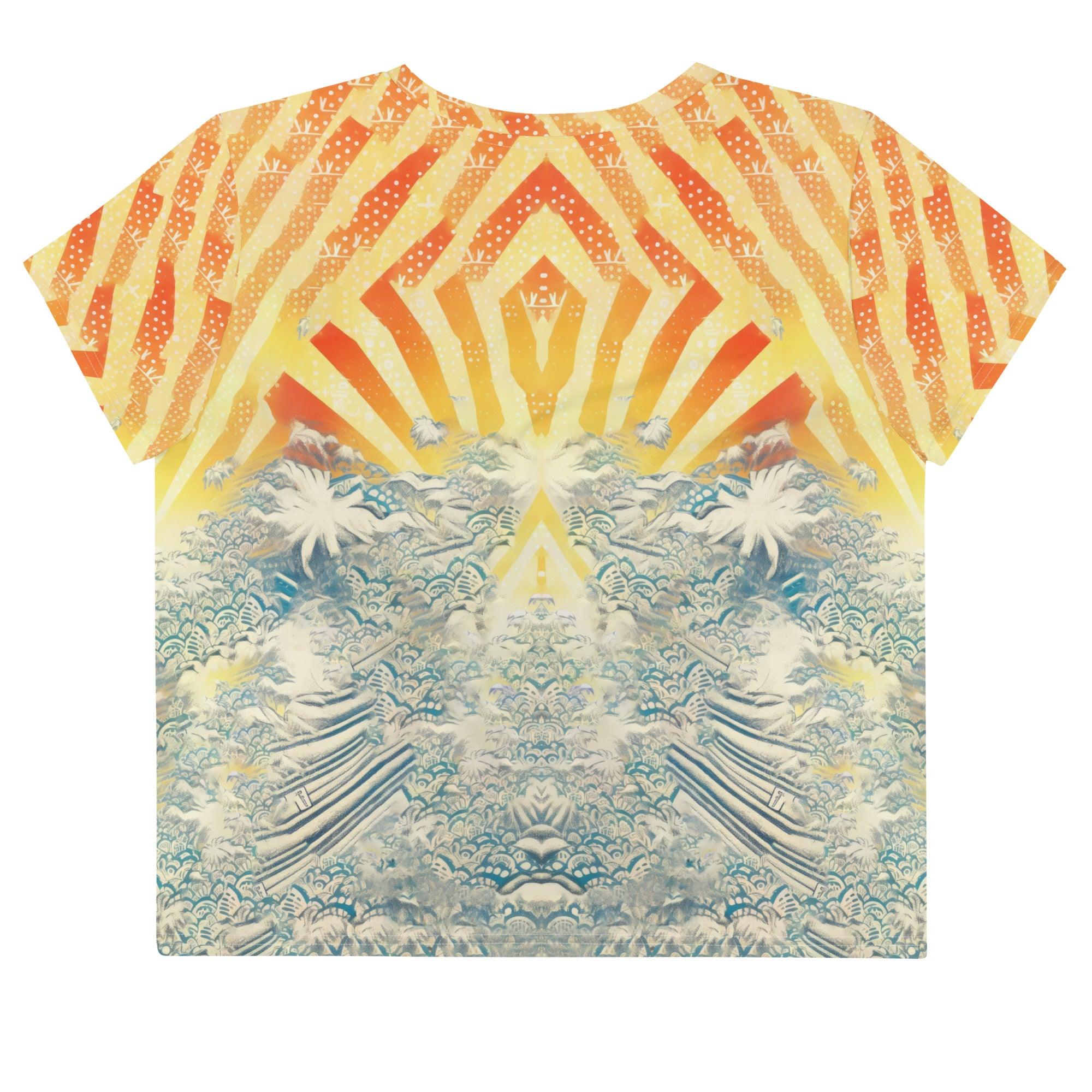 Trendy Surfing 5-27 All-Over Print Tee for those who love to shine on the beach