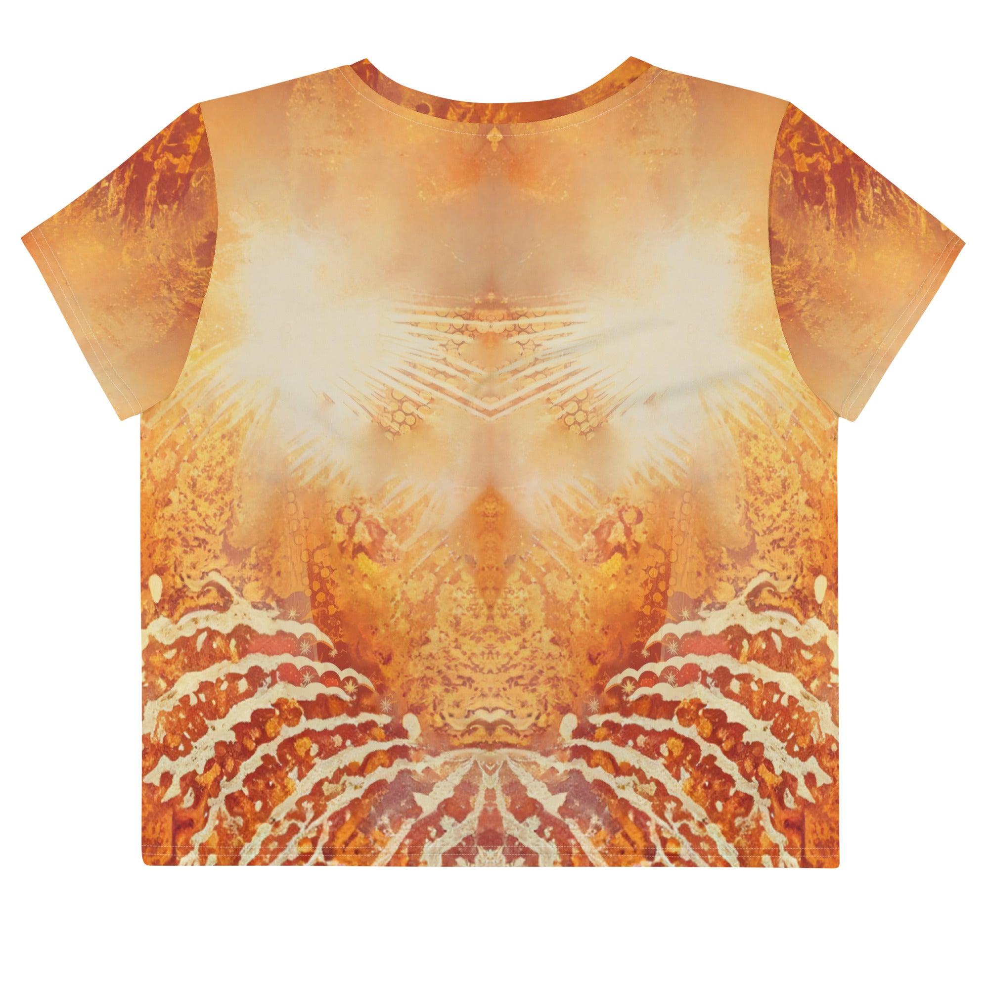 Eye-catching Surfing 5-05 Crop Tee, perfect for summer fashion lovers