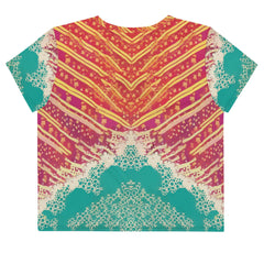 Surfing 1 01 All-Over Print Crop Tee - Beyond T-shirts
