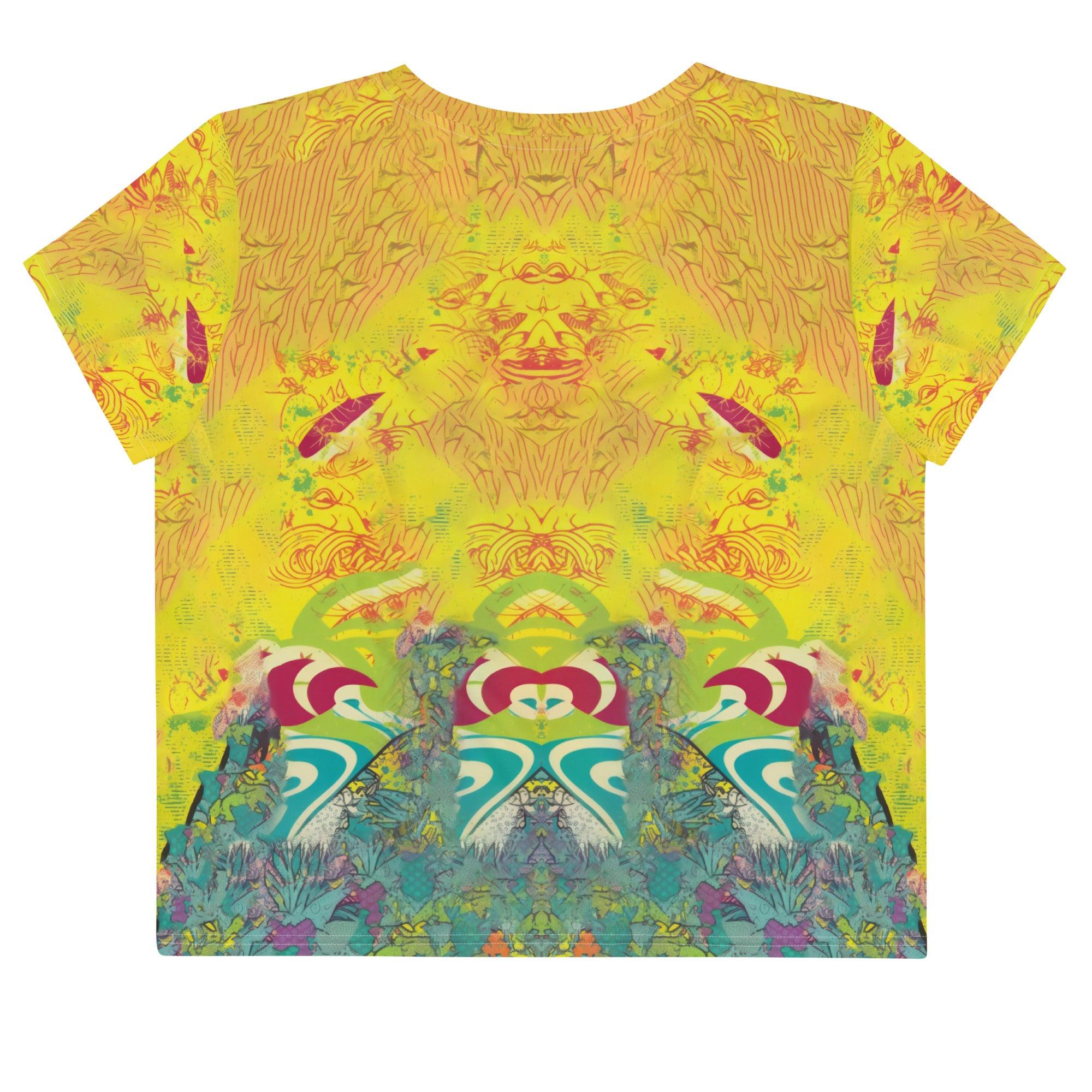 Surfing 1 49 All-Over Print Crop Tee - Beyond T-shirts