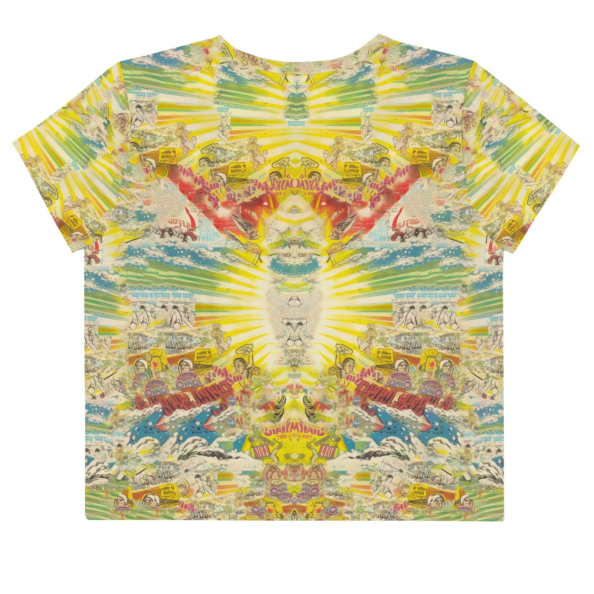 Surfing 1 25 All-Over Print Crop Tee - Beyond T-shirts