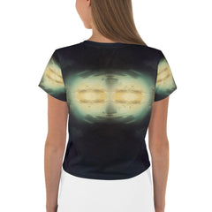 Wickedly Chic All-Over Crop Tee - Beyond T-shirts