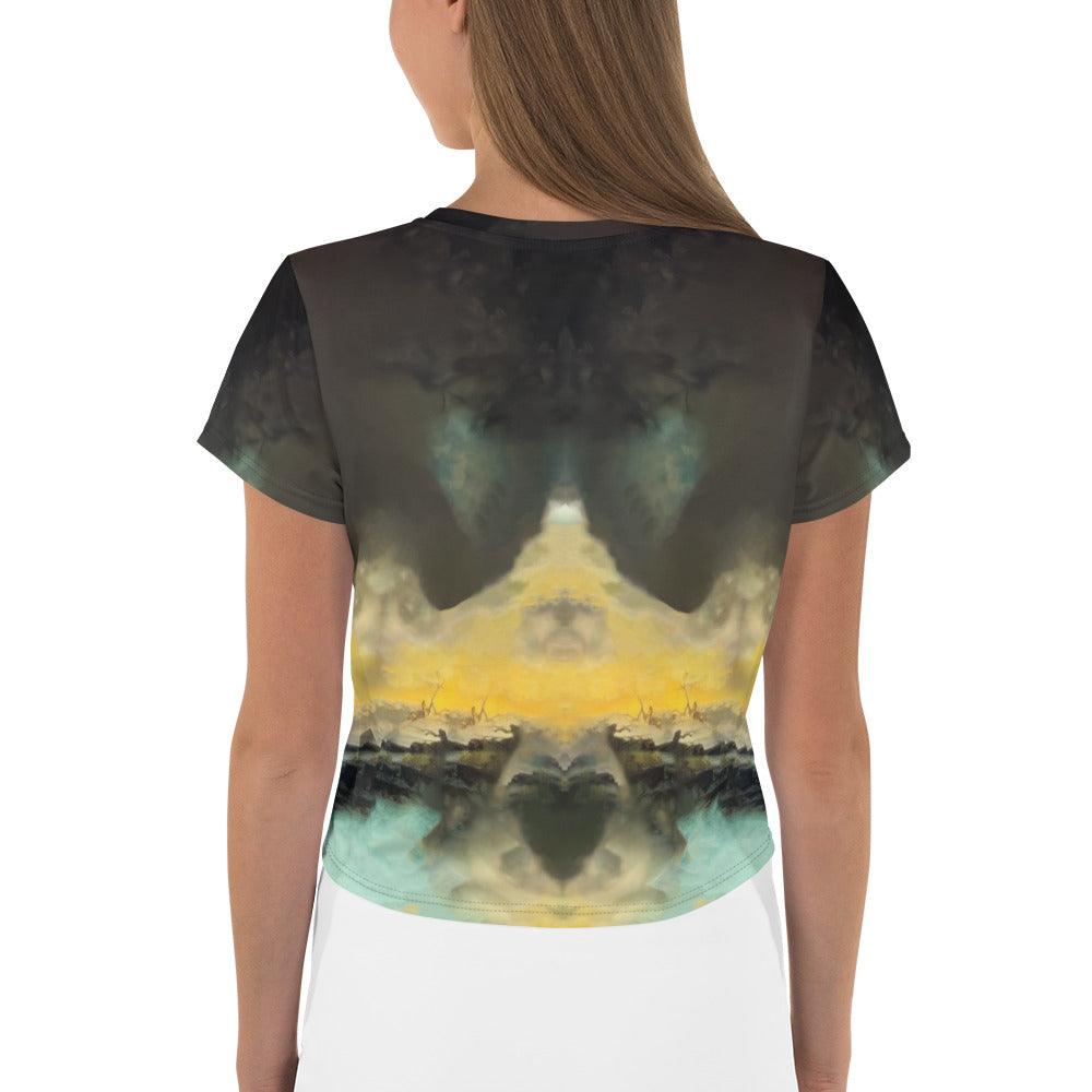 Ghostly Whispers Crop Tee - Beyond T-shirts