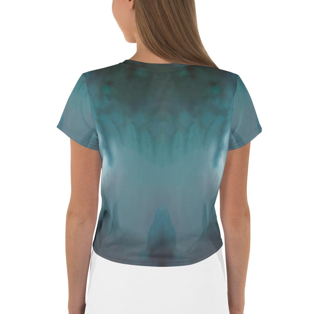 Spectral Aura All Over Crop T-Shirt - Beyond T-shirts