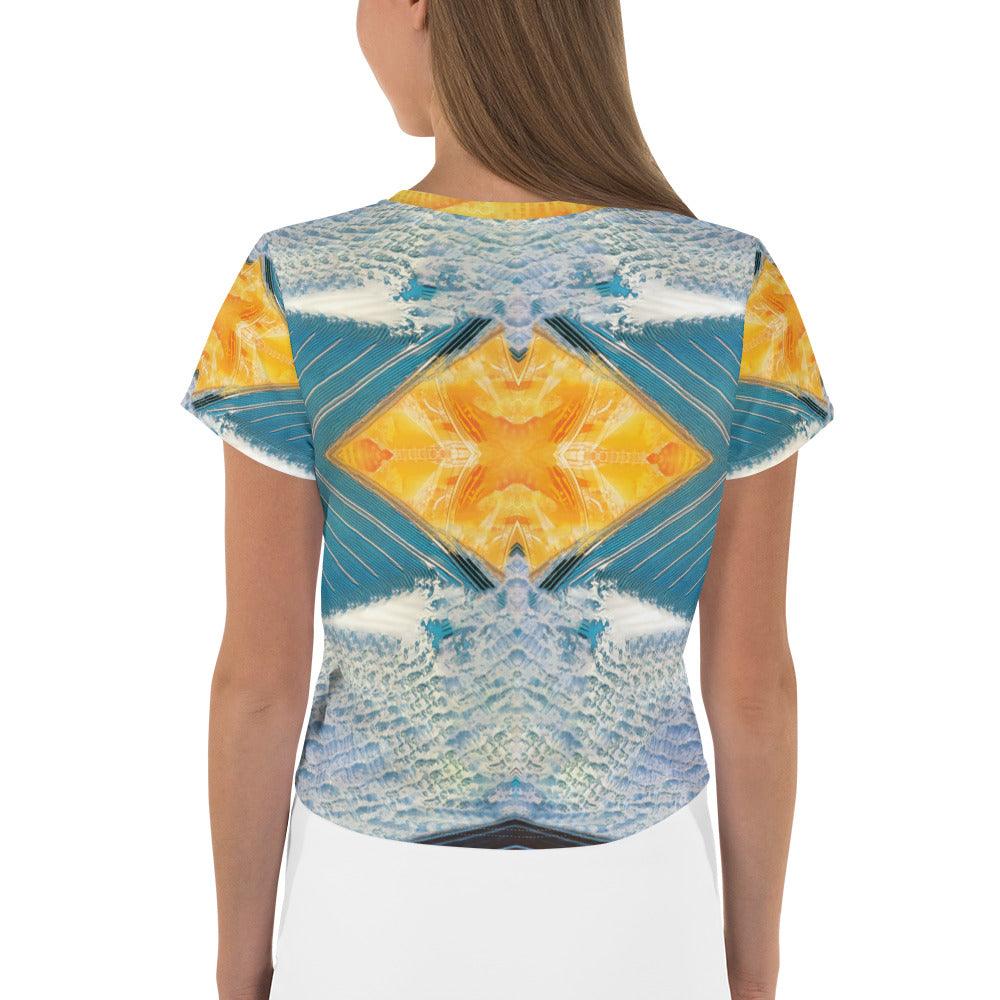 Oceanic Vibes Crop T-Shirt - Beyond T-shirts