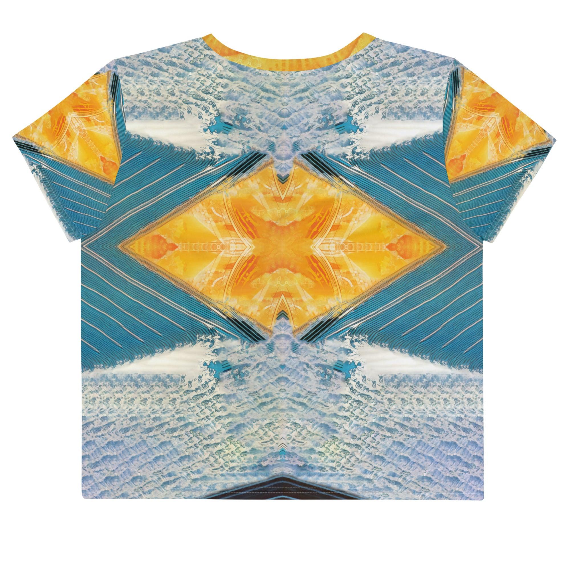 Oceanic Vibes Crop T-Shirt - Beyond T-shirts