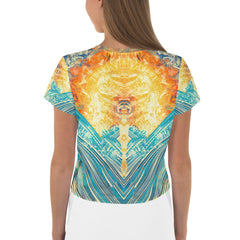 Surf Queen Crop Tee For Women - Beyond T-shirts