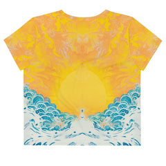 Sea Breeze Women's Crop Tee - Beyond T-shirts