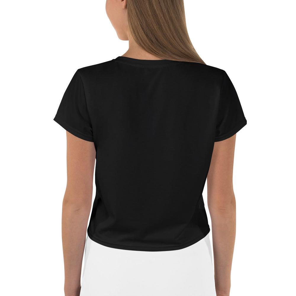 Elegant Whiskers Crop T-Shirt - Beyond T-shirts