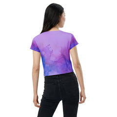 Fashionista Flourish Women's Crop Tee - Beyond T-shirts