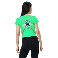 Artistic Visions Women's Fashion Jam Crop Tee - Beyond T-shirts