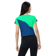 Couture Canvas Women's Fashion Jam Crop Tee - Beyond T-shirts