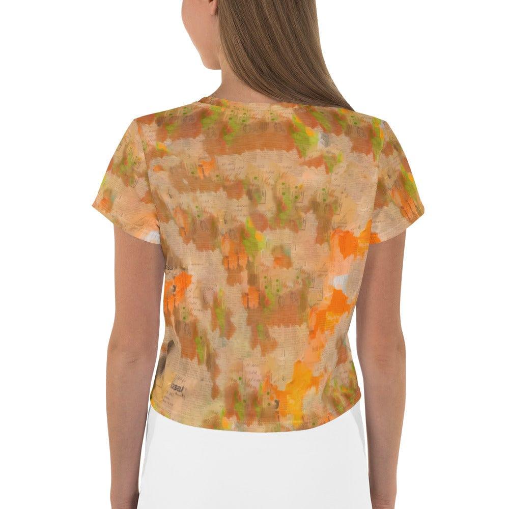 Notes Of Expression Women's All-Over Print Crop T-Shirt - Beyond T-shirts