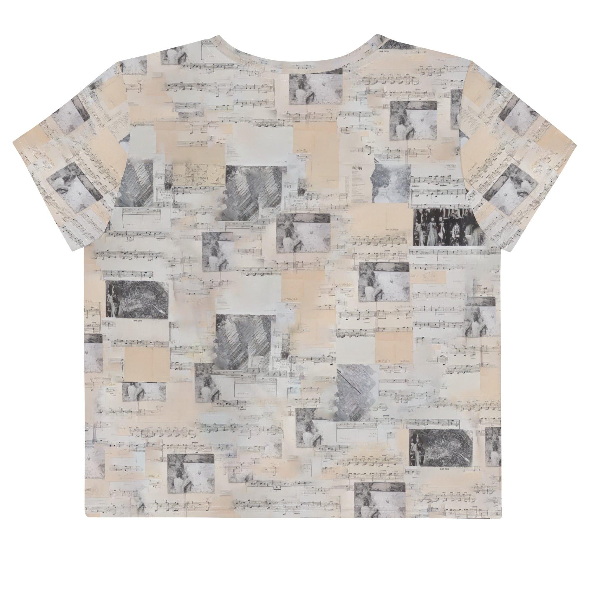 Rock 'n' Roll Revival Women's All-Over Print Crop T-Shirt - Beyond T-shirts