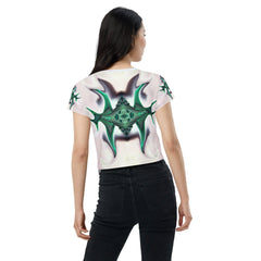 Chromatic Footwear Fantasy Women's Crop Tee - Beyond T-shirts