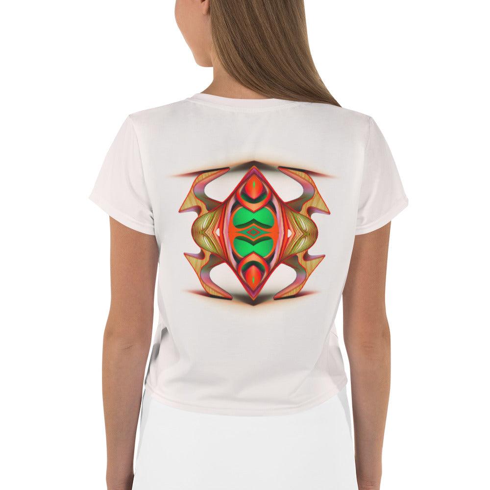 Futuristic Palette Women's Crop Tee - Beyond T-shirts