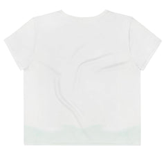 Transcendent Futuristic Shoes Women's Crop Tee - Beyond T-shirts