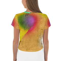 Ethereal Pathways Women's Crop Tee - Beyond T-shirts