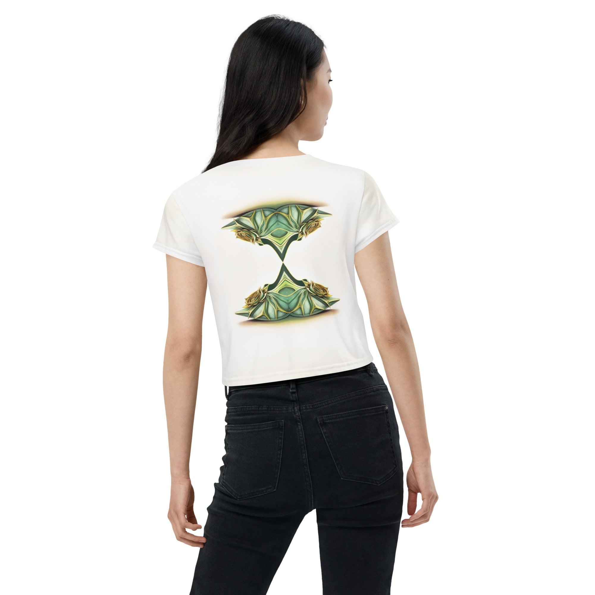 Futuristic Equilibrium Women's Crop Top - Beyond T-shirts