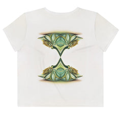 Futuristic Equilibrium Women's Crop Top - Beyond T-shirts