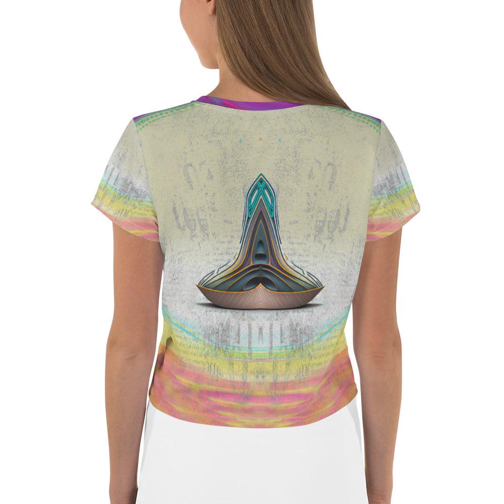 Futuristic Vision Women's Crop Tee - Beyond T-shirts