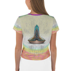 Futuristic Vision Women's Crop Tee - Beyond T-shirts