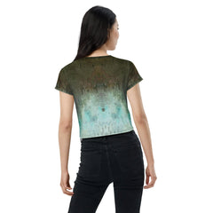 Futuristic Fusion Women's Crop Tee - Beyond T-shirts