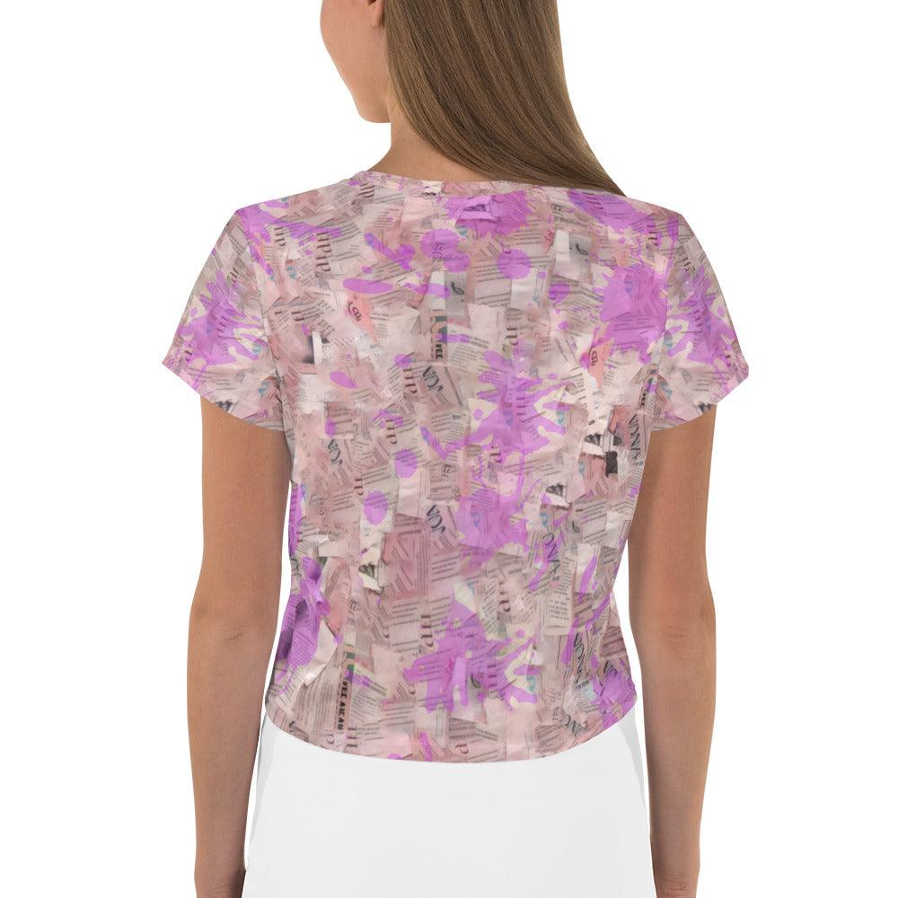 Guitar Dreamscape All-Over Print Crop T-Shirts - Beyond T-shirts