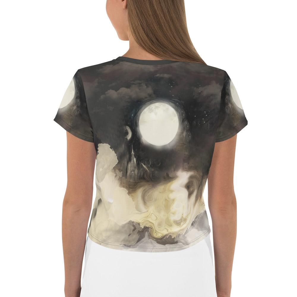 Creepy Crawly Critters Women's All-Over Print Crop T-Shirt - Beyond T-shirts