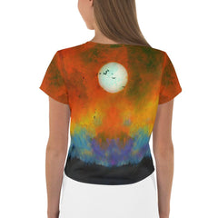 Wickedly Cool Halloween Crop T-Shirt - Beyond T-shirts