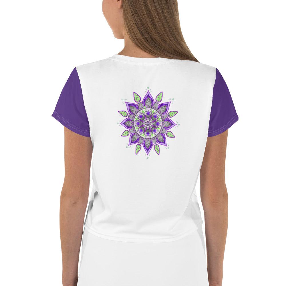 Mystic Mandala Crop T-Shirt - Beyond T-shirts