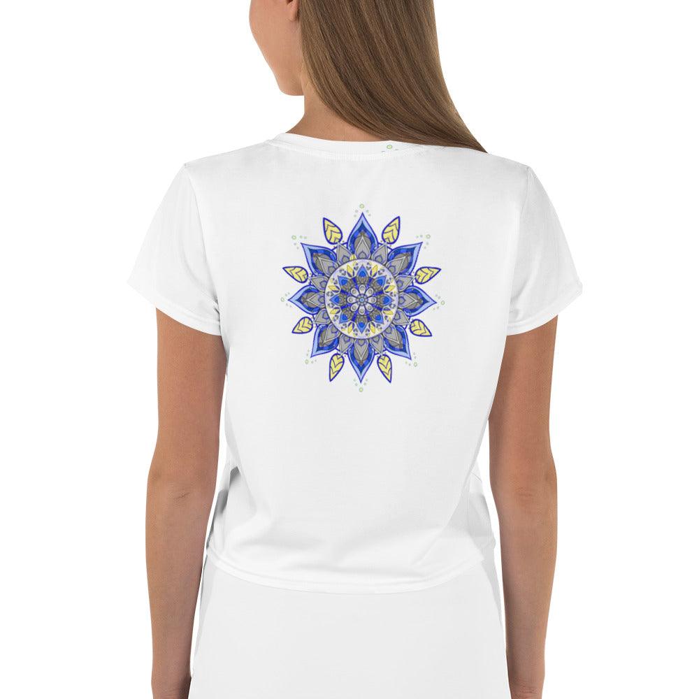 Eternal Harmony Mandala Crop T-Shirt - Beyond T-shirts