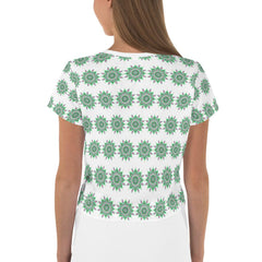 Boho Blossom Mandala Crop Top - Beyond T-shirts